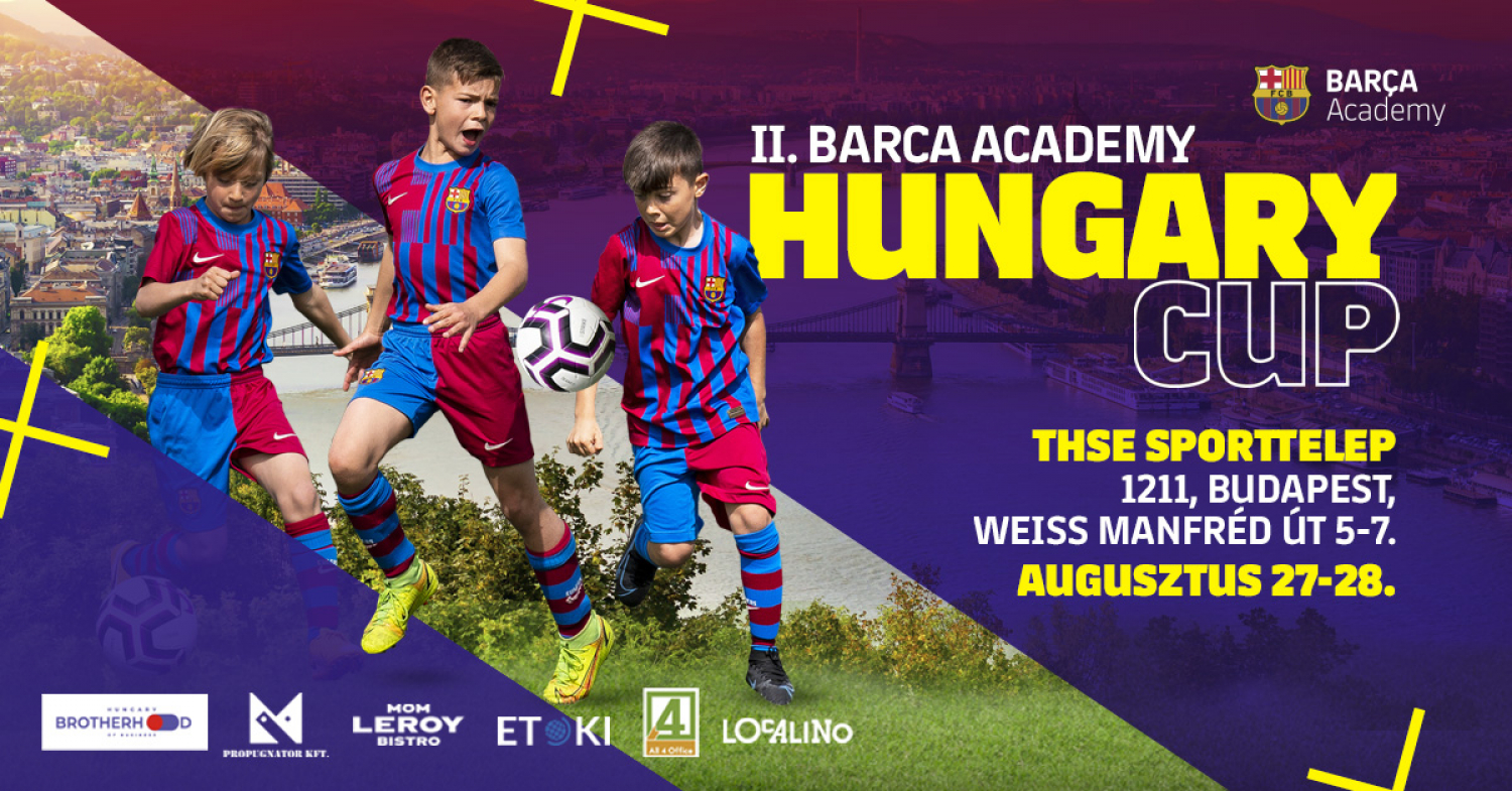 Youth teams from renowned European football clubs are coming to Budapest!